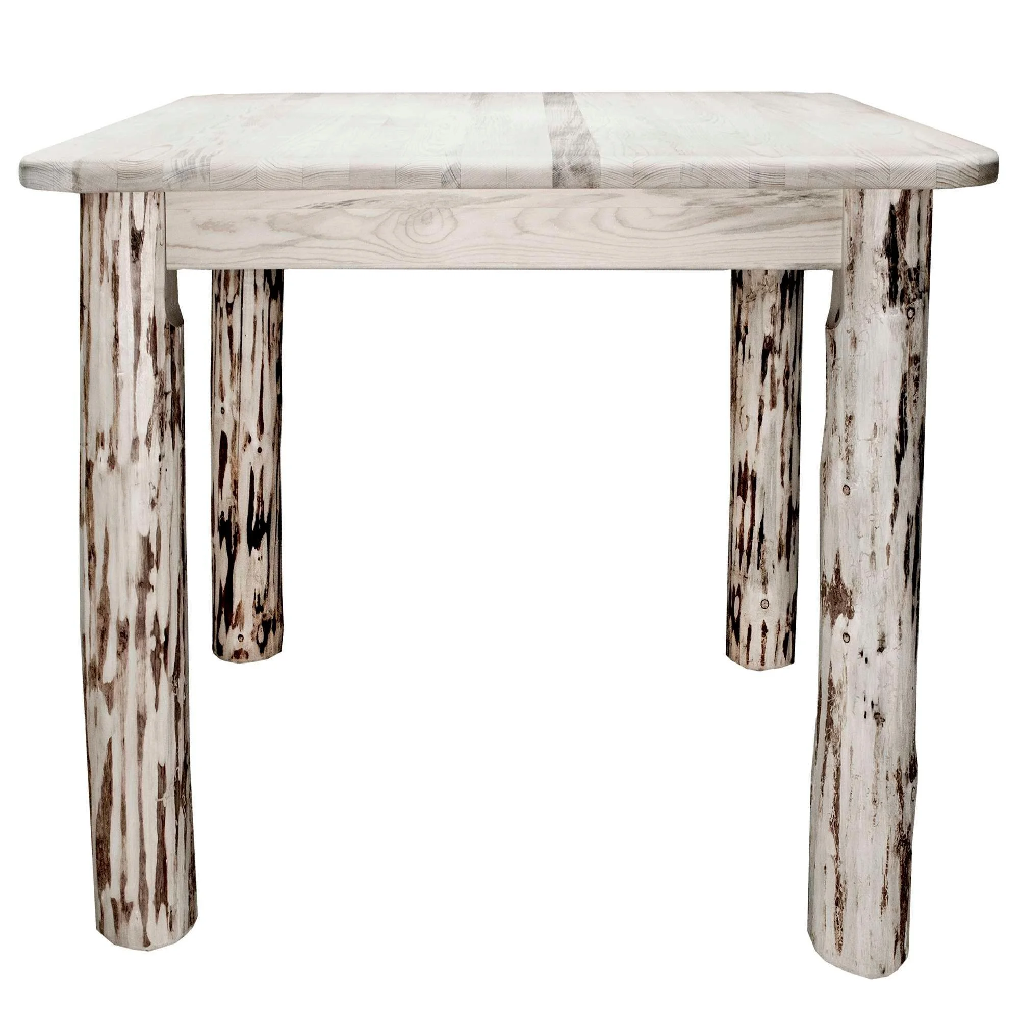Montana Collection Counter Height Square 4 Post Dining Table, Ready to Finish