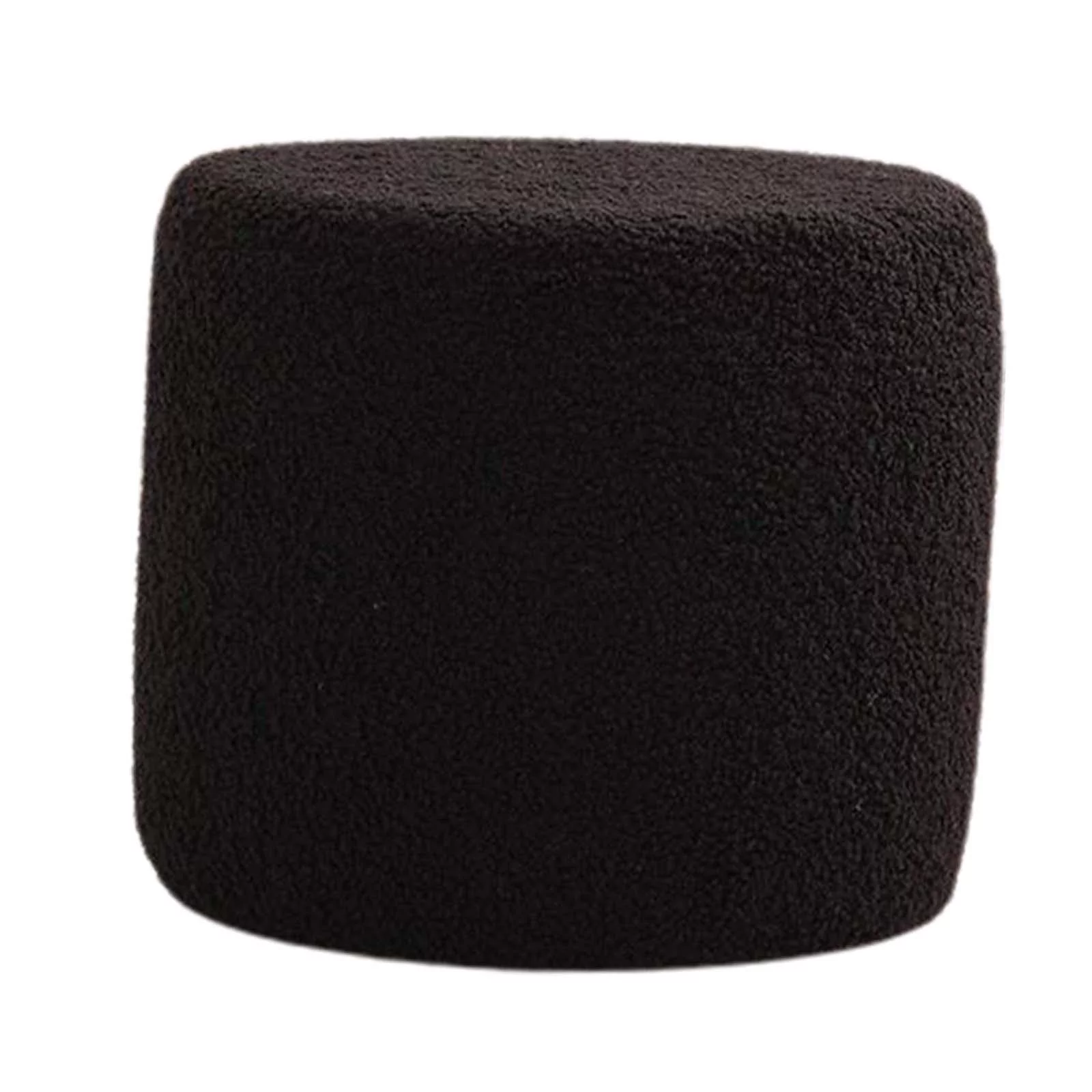 Footstools Ottomans Small Footstool Shoe Changing Stool Seat Chair Sofa Tea Stool Foot Rest Stool for Home Bedroom Sturdy Room Doorway Black