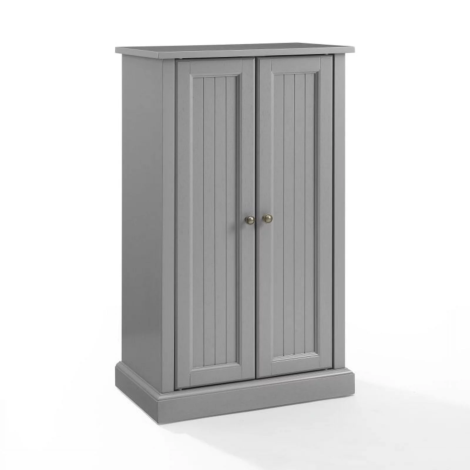 Crosley Furniture Seaside Accent Cabinet in Distressed Gray