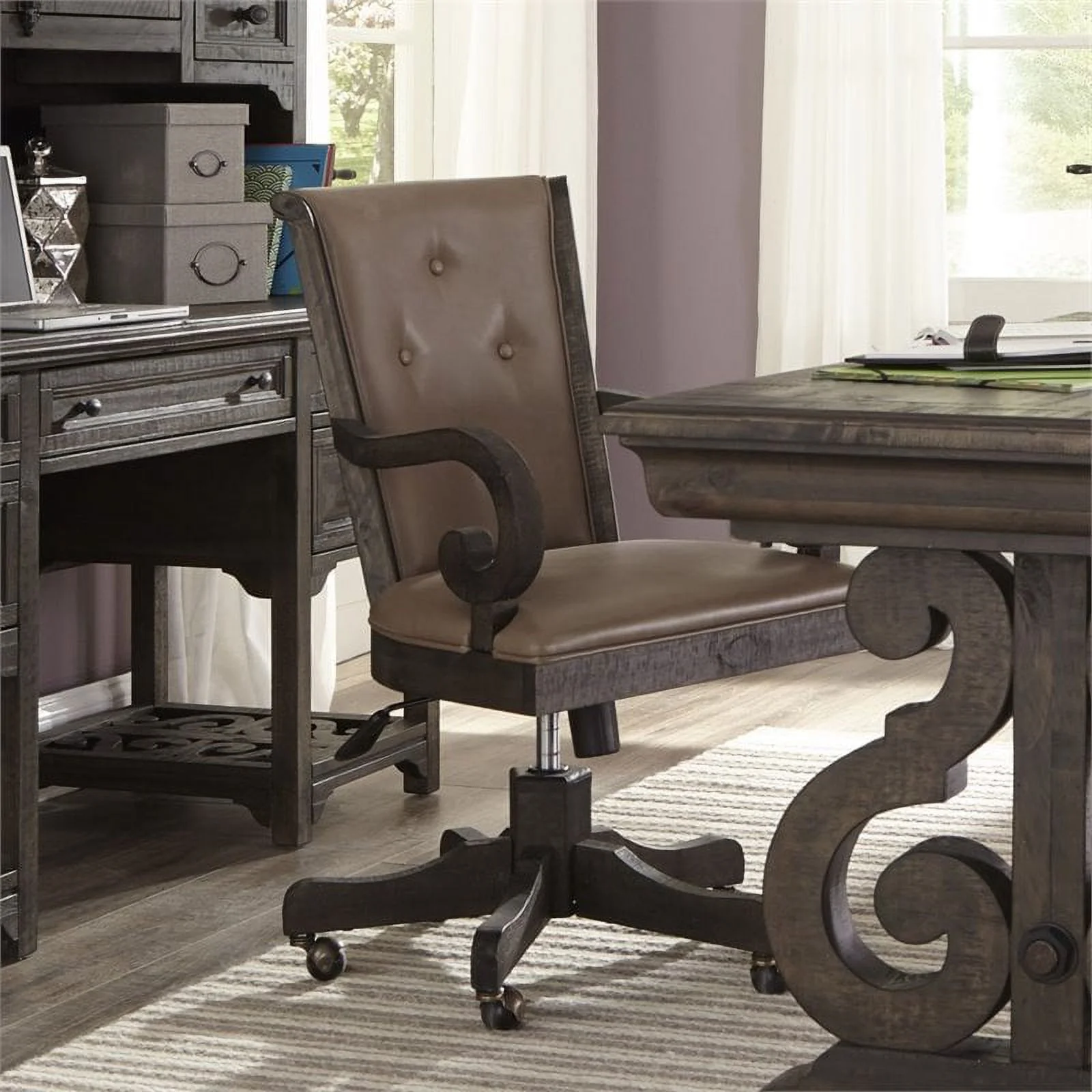 Magnussen Bellamy Fully Upholstered Desk Chair