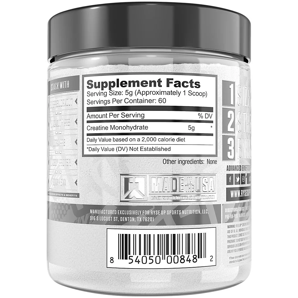 Creatine Monohydrate - Unflavored (10.6 Oz. / 60 Servings)