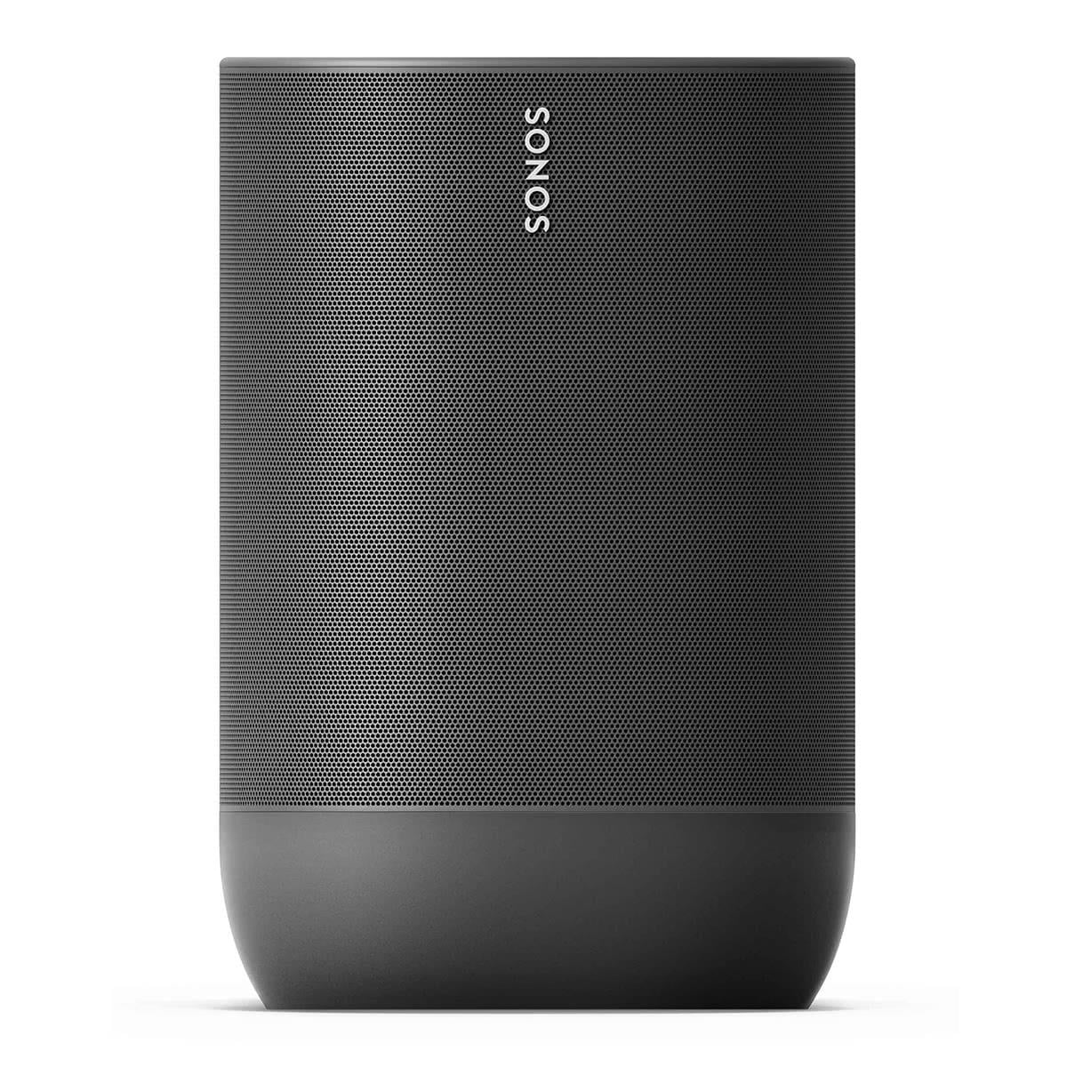 Open Box Sonos Move Portable Smart Battery-Powered Speaker with Bluetooth and Wi-Fi (Black)