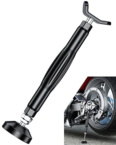 BRCOVAN Motorcycle Stand Wheel Chain Cleaning Maintenance Stand, Portable Lift Stand Jack, Replacement Ridding Emergency Tool for All Motorcycle, Set Includes Brake Buckle