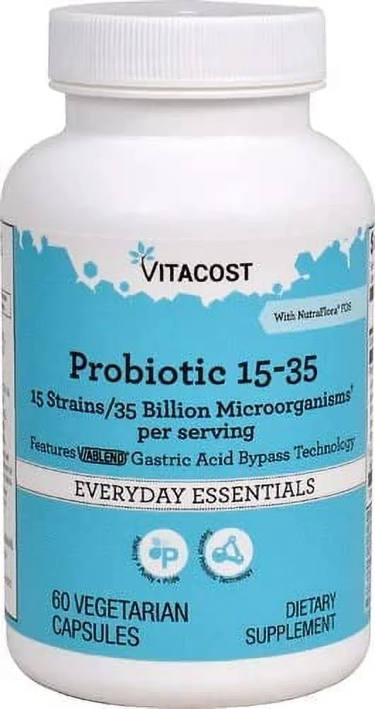 Vitacost Probiotic 15-35 - 35 Billion CFU** - 60 Vegetarian Capsules
