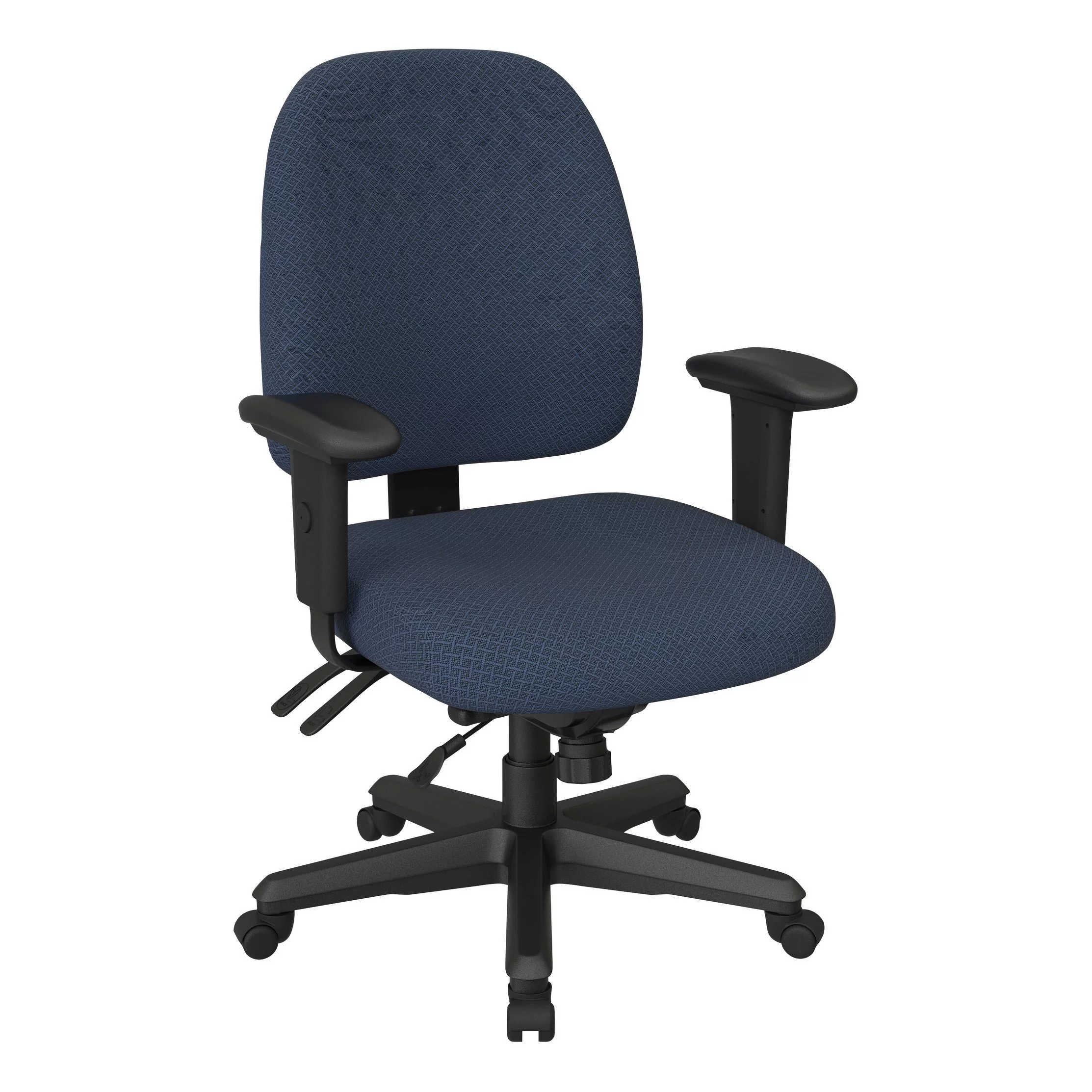 Office Star Products Ergonomics Chair interlink ink blue