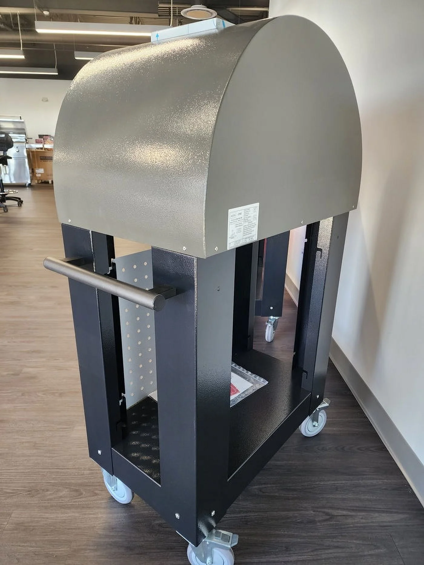 ALFA Nano Pizza Oven Stand Italian Made Outdoor Cooking Style (Black Base Stand)