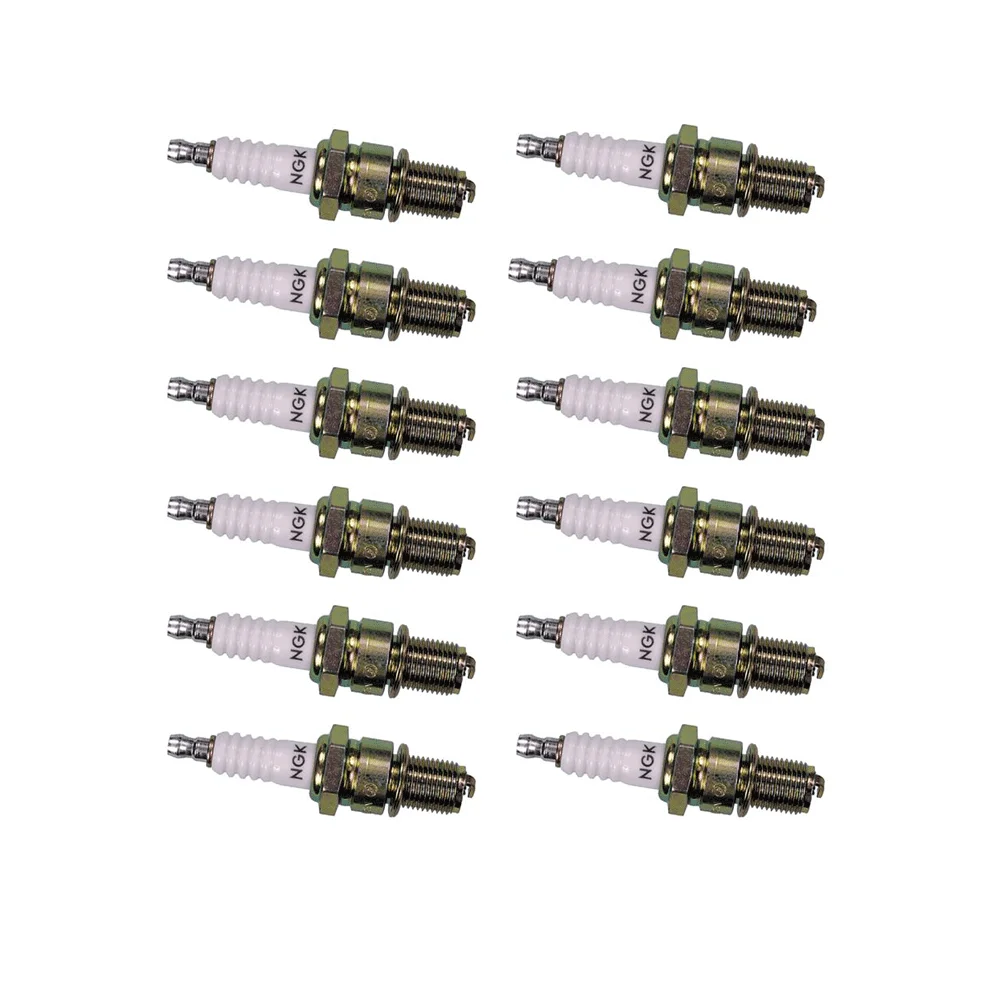 NGK Standard Series Spark Plug BR6EF (12 Pack) for JAGUAR XJS 2+2 1995-1995 6.0L/5994cc
