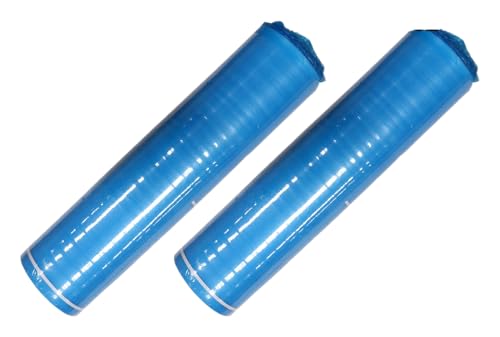 400SQFT AMERIQUE 2MM Premium Flooring Padding 3-in-1 Heavy Duty Foam Royal Blue 200SF/Roll, Pack of 2 Underlayment, with Tape & Vapor Barrier