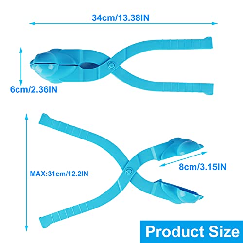 4Pcs Large Size Duck Snowball Maker Clip, Snowball Maker Tool, Perfect Outdoor Play Snow or Sand Toys for Kids and Adults-Duck Shape