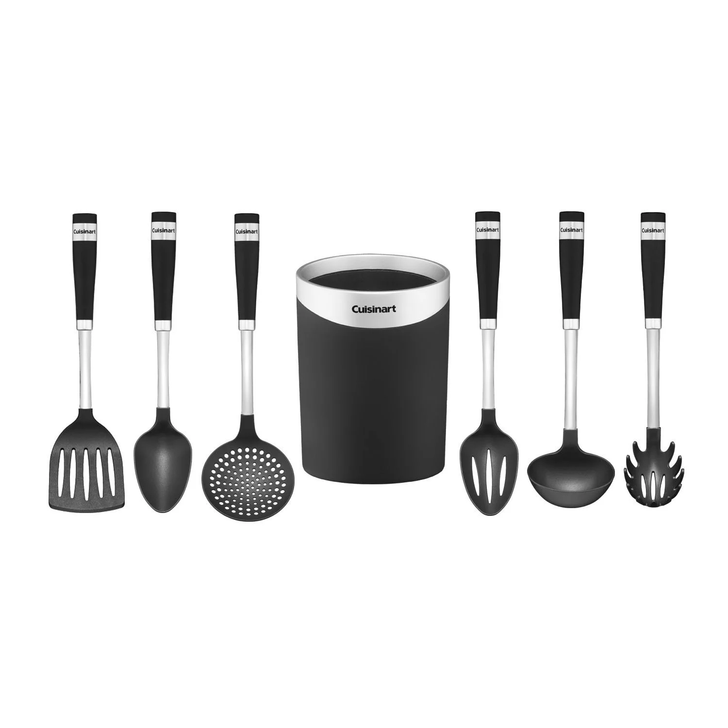 Cuisinart Non-Handled Crock with Barrel Handle Tools (Set of 7)
