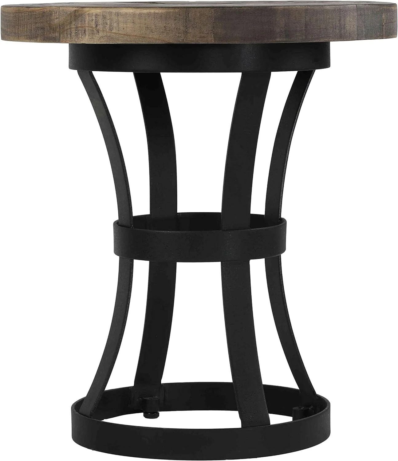 Newcastle End Table In Solid Reclaimed Wood, 20