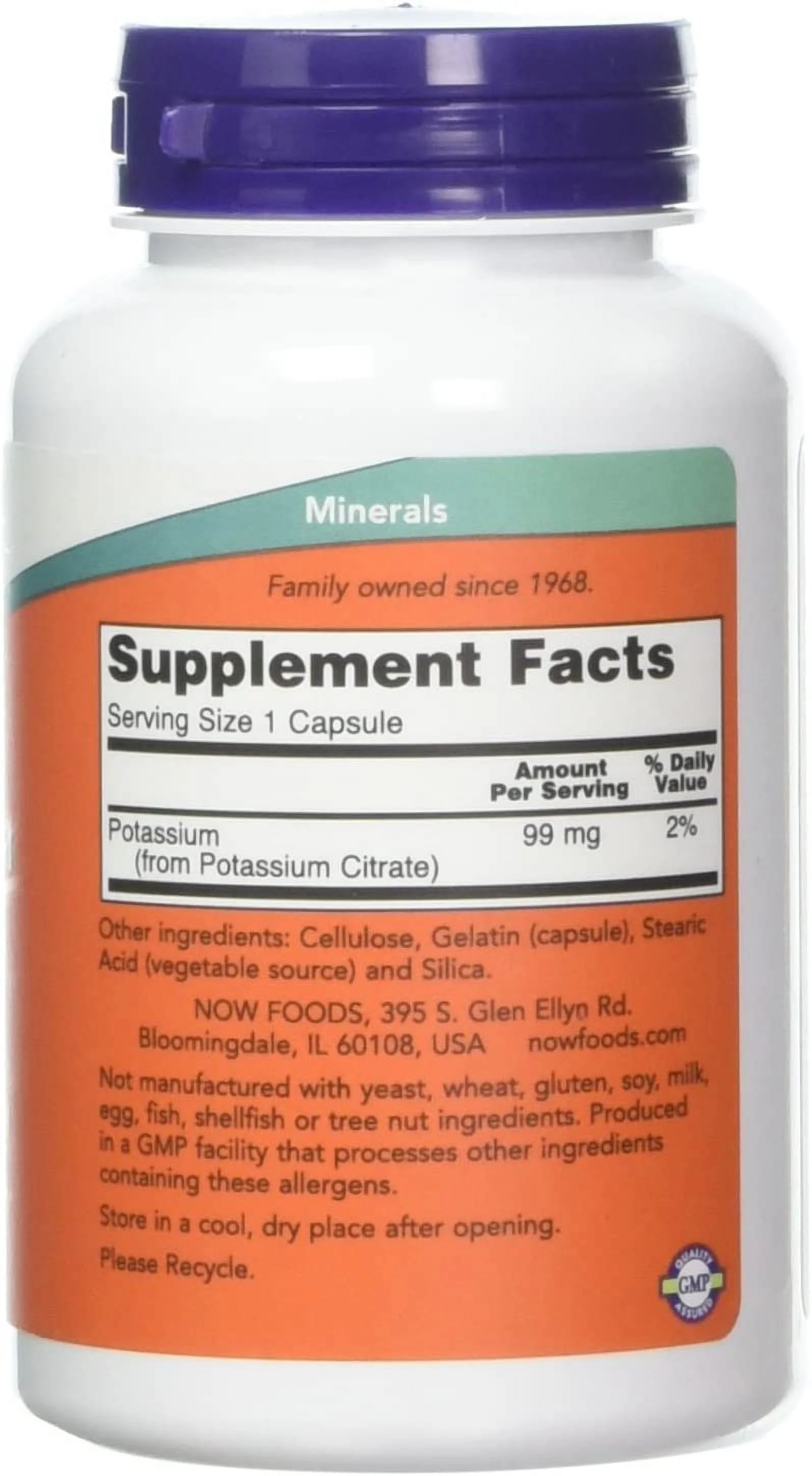 Potassium Citrate 99 mg 180 Capsules (Pack of 2)