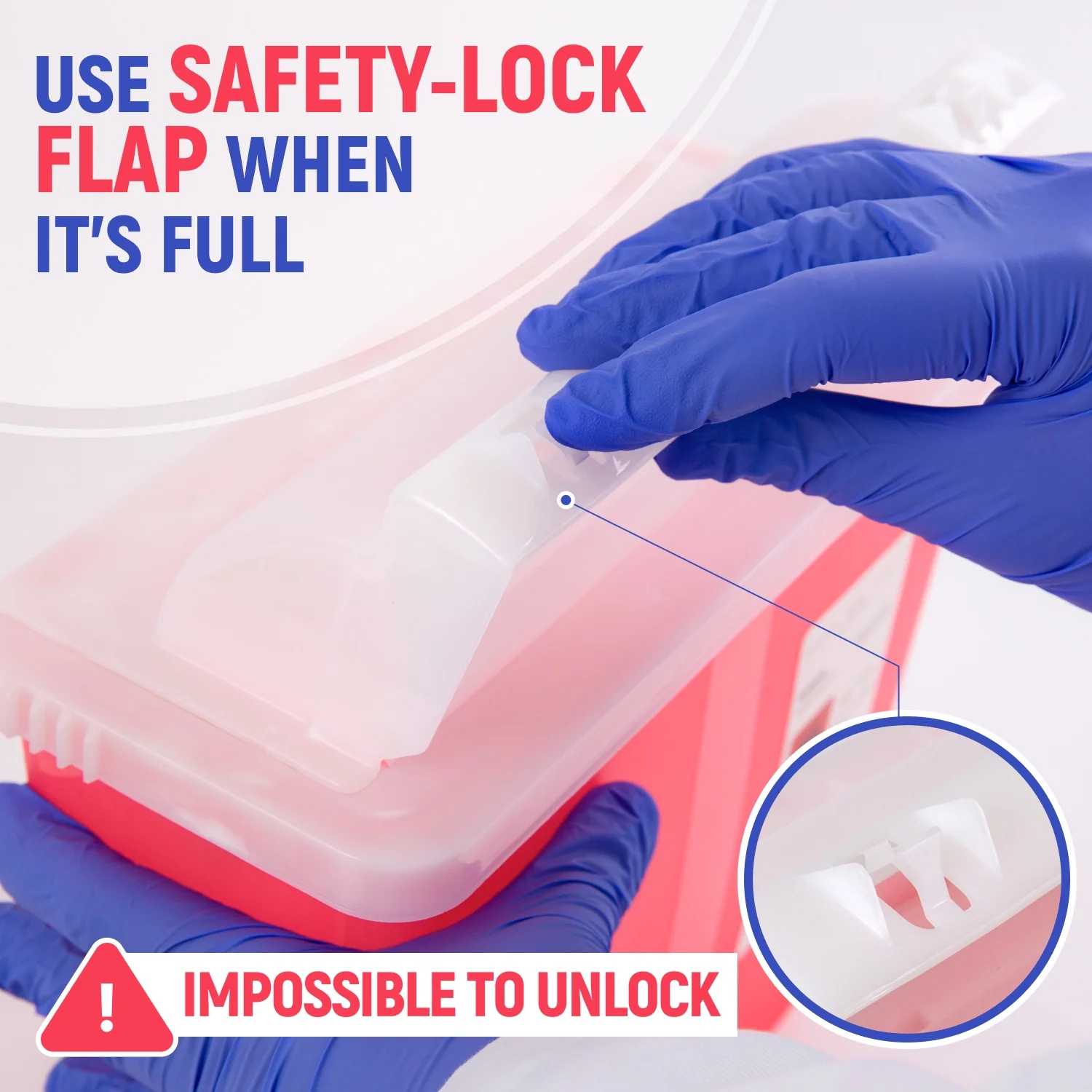 Medi-Bins 5 Qt Sharps Disposal Container - Box of 5