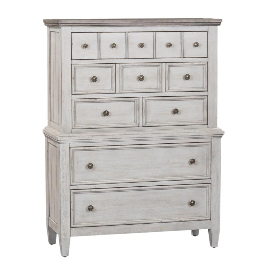 Heartland White 5 Drawer Chest