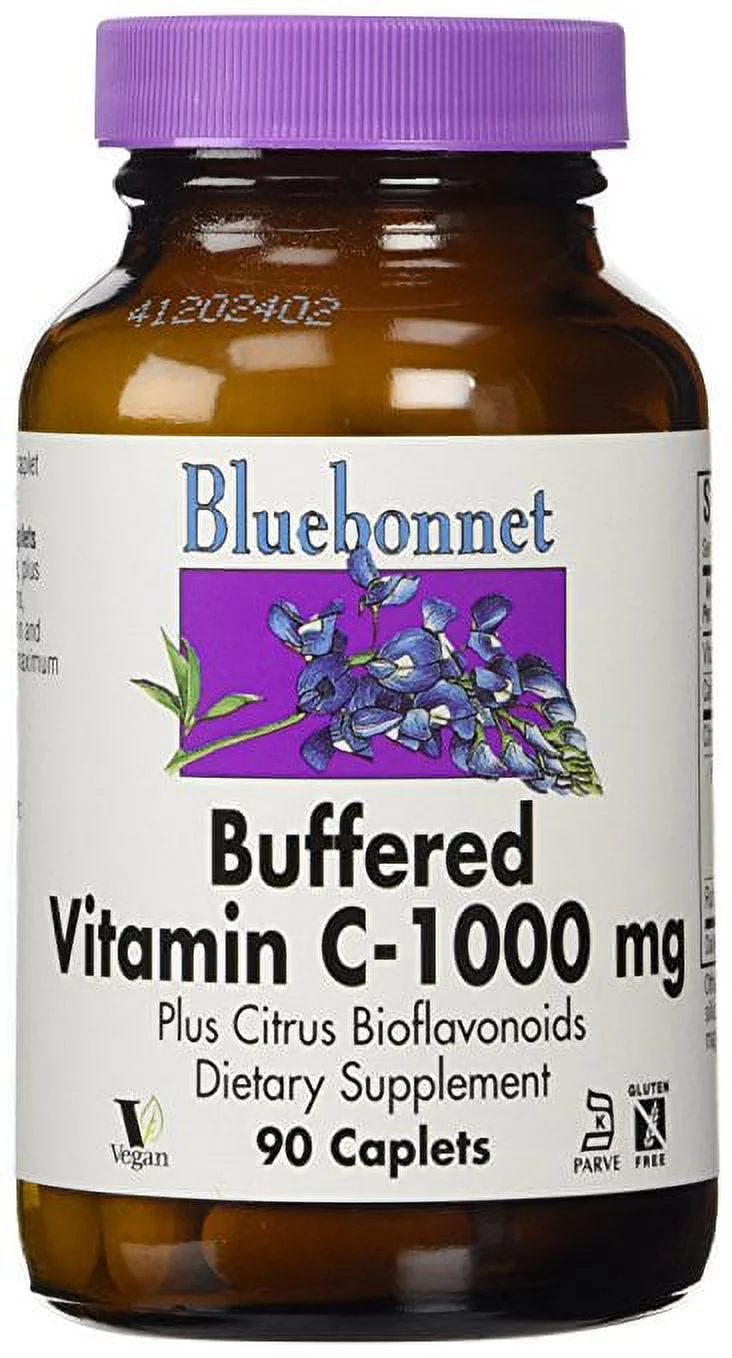 Bluebonnet - Buffered Vitamin C-1000 mg 90 Caplets