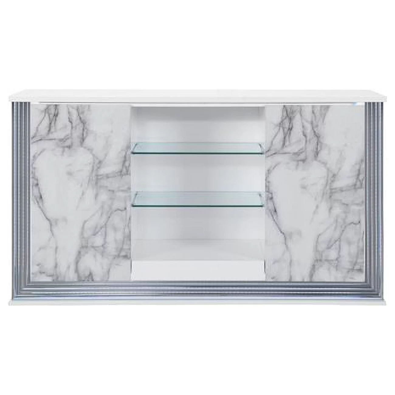 Ylime White Marble Buffet