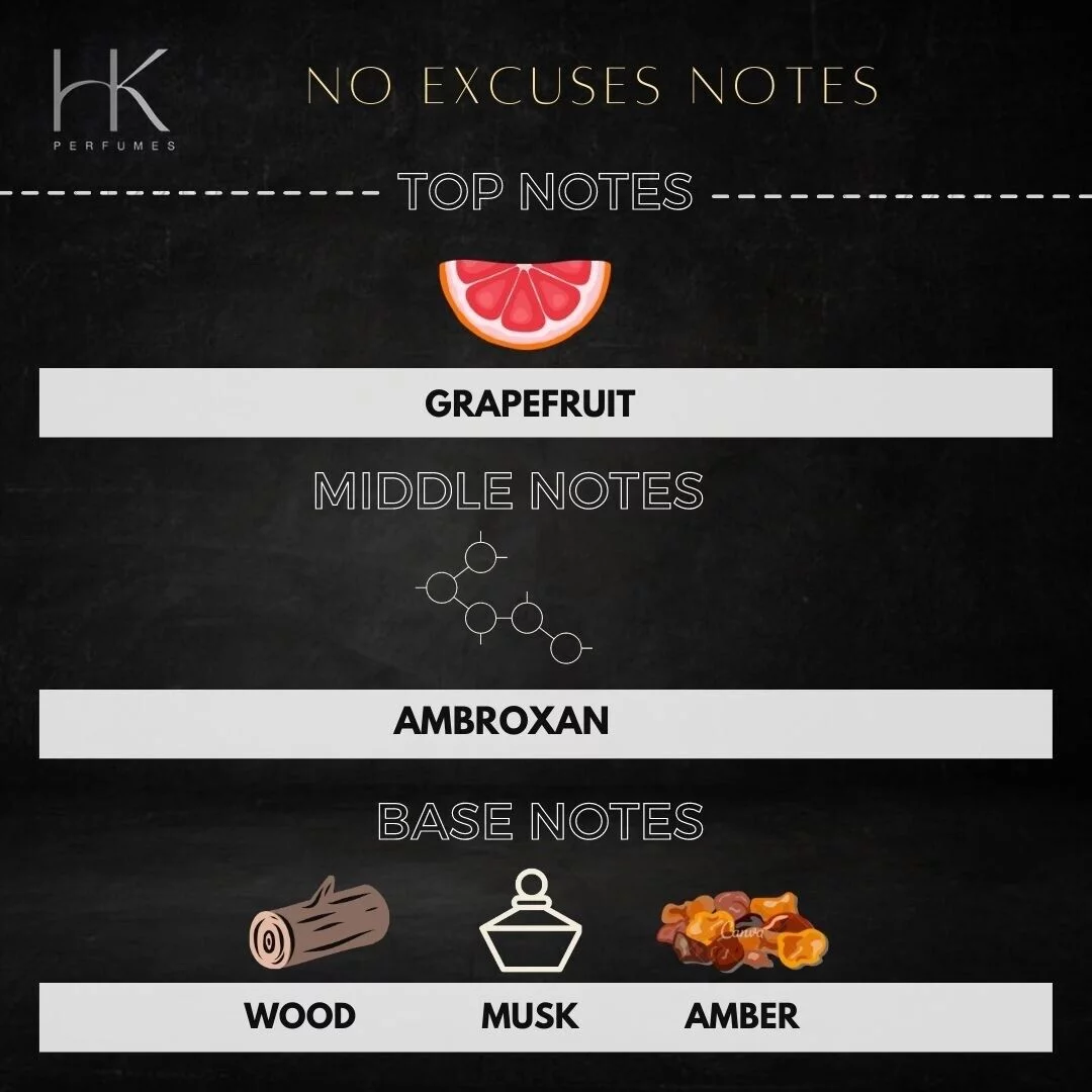 HK Perfumes | Fragrance No Excuses Perfume Inspired by Tygar Perfume | Eau De Perfume for Men | Long Lasting Perfume