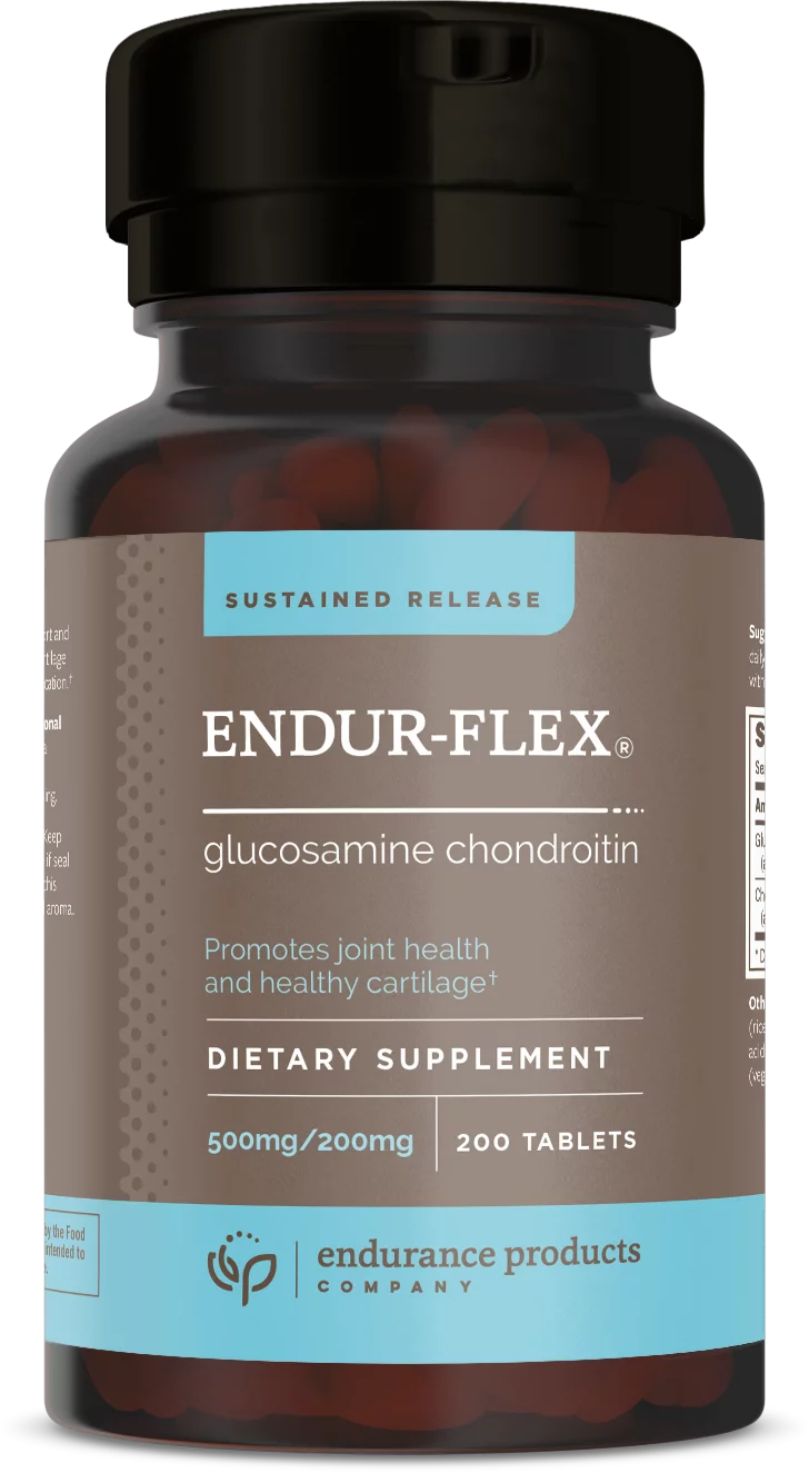 EPC ENDURANCE PRODUCTS COMPANY ENDUR-Flex Sustained Release - 500mg Glucosamine & 200mg Chondroitin - 200 Tablets - Antioxidant - Supplement for Back, Knees, Hands