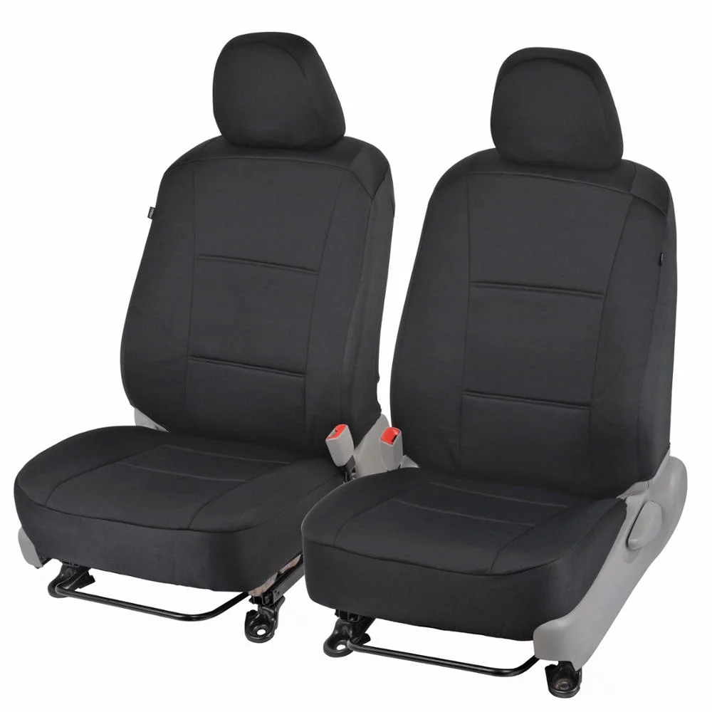 BDK Custom Fit Seat Covers for Toyota Camry 2012-15 - Polyester Cloth (Black)