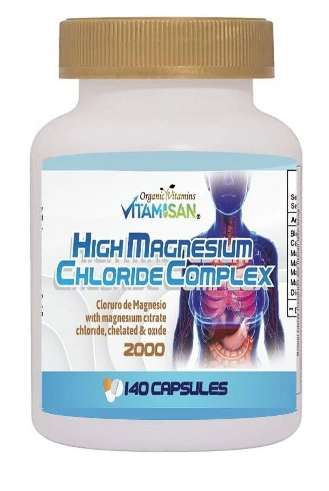 HIGH Magnesium Chloride High absorption 140 capsule