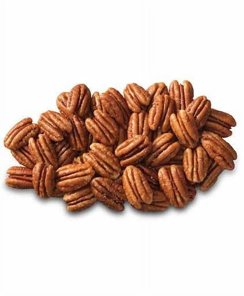 SUNBEST NATURAL Fancy Georgia Raw Pecan Halves, Raw, Unsalted, No Shell, Resealable, 3 lb. Bag