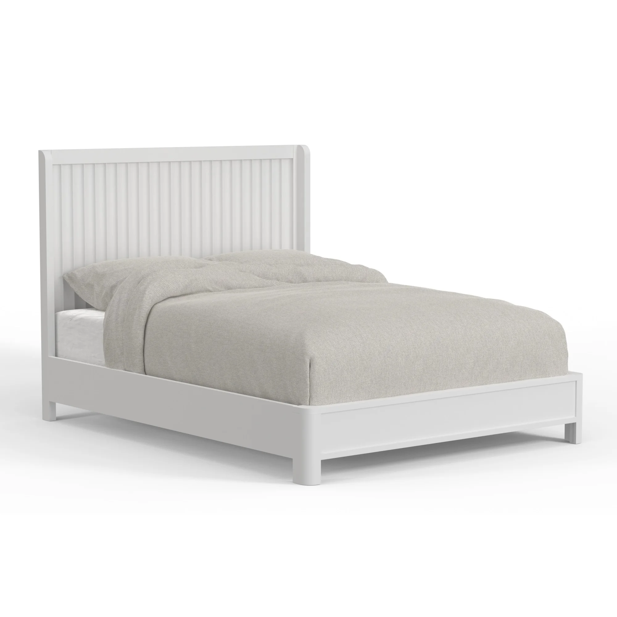Alpine Furniture Stapleton Full Panel Bed in White