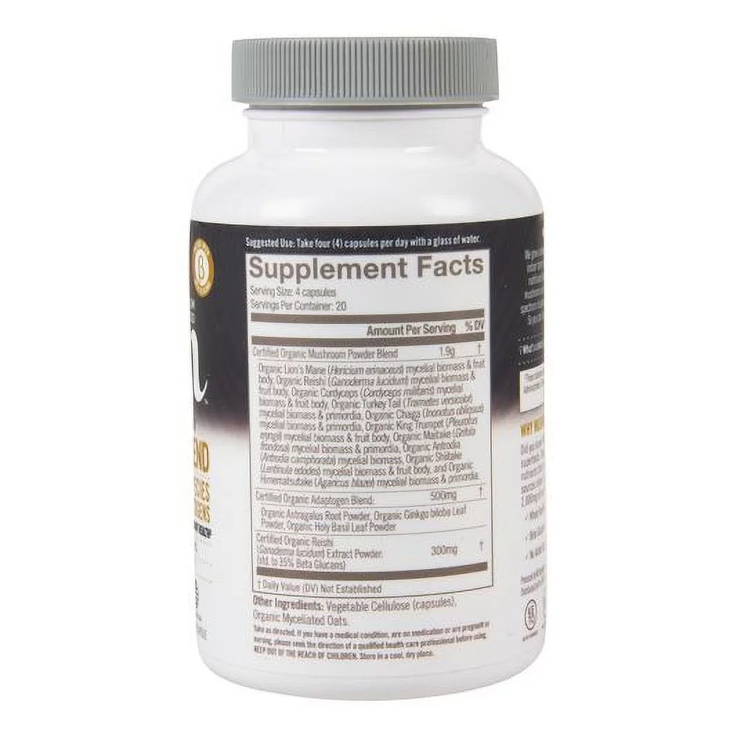 OM Mushroom Superfood Mushroom Master Blend, Mushroom Superfood-6 x 80 vegcaps