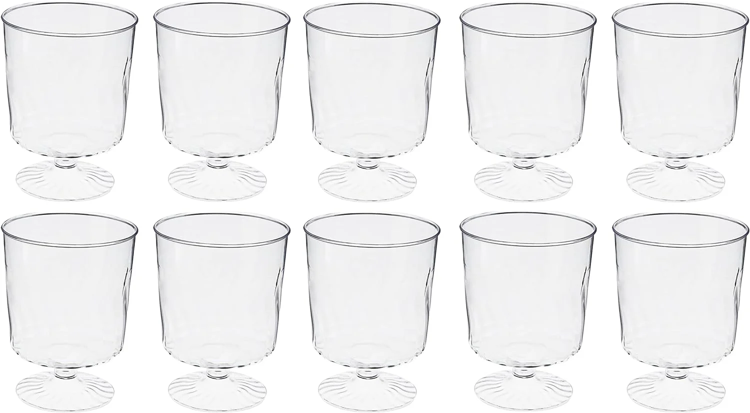 Fineline Settings Flairware Clear 8 oz. One Piece Wine Glass 240 Pieces