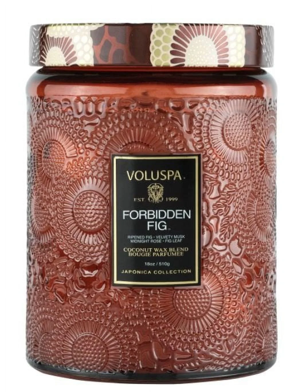 Voluspa Forbidden Fig Large Jar Candle 18 oz.