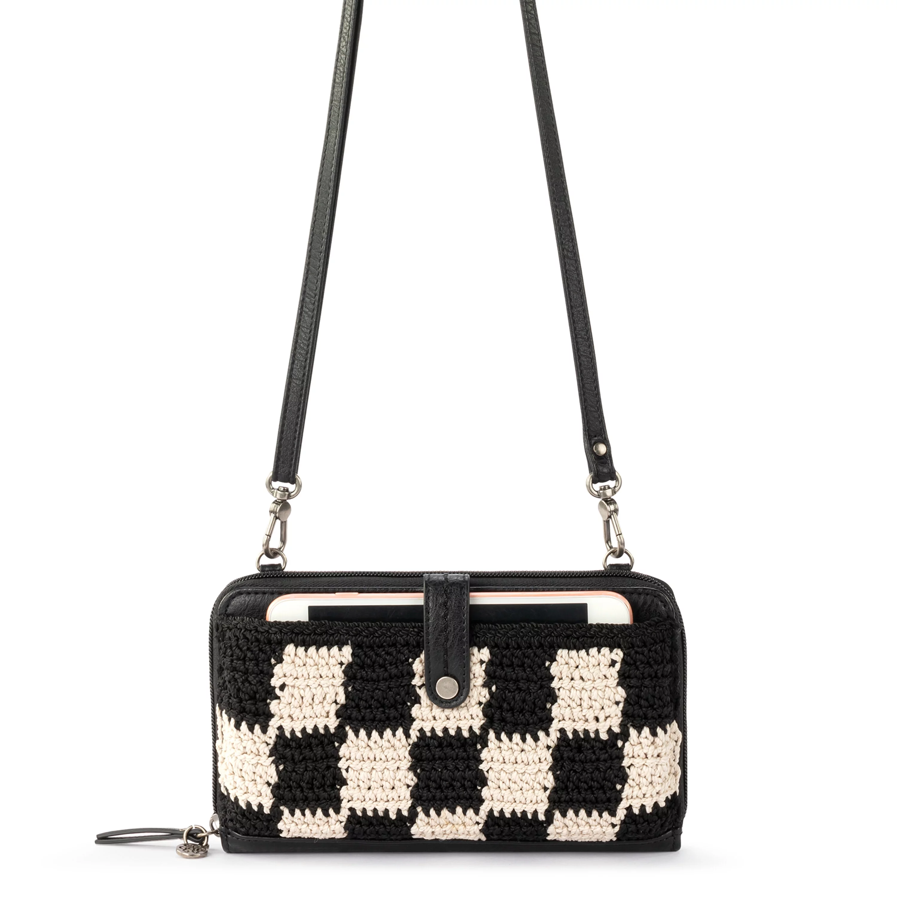 The Sak Iris Smartphone Crossbody , Hand-crochet, Recycled Polypropylene Yarn