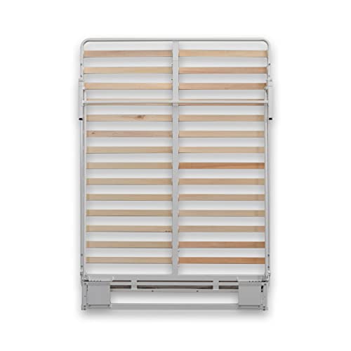 Deluxe Murphy Bed Frame (Queen) Vertical Wallbed, Powder-Coated Steel Frame for Folding Cabinet, Pull-Out Bed, Hidden Bed