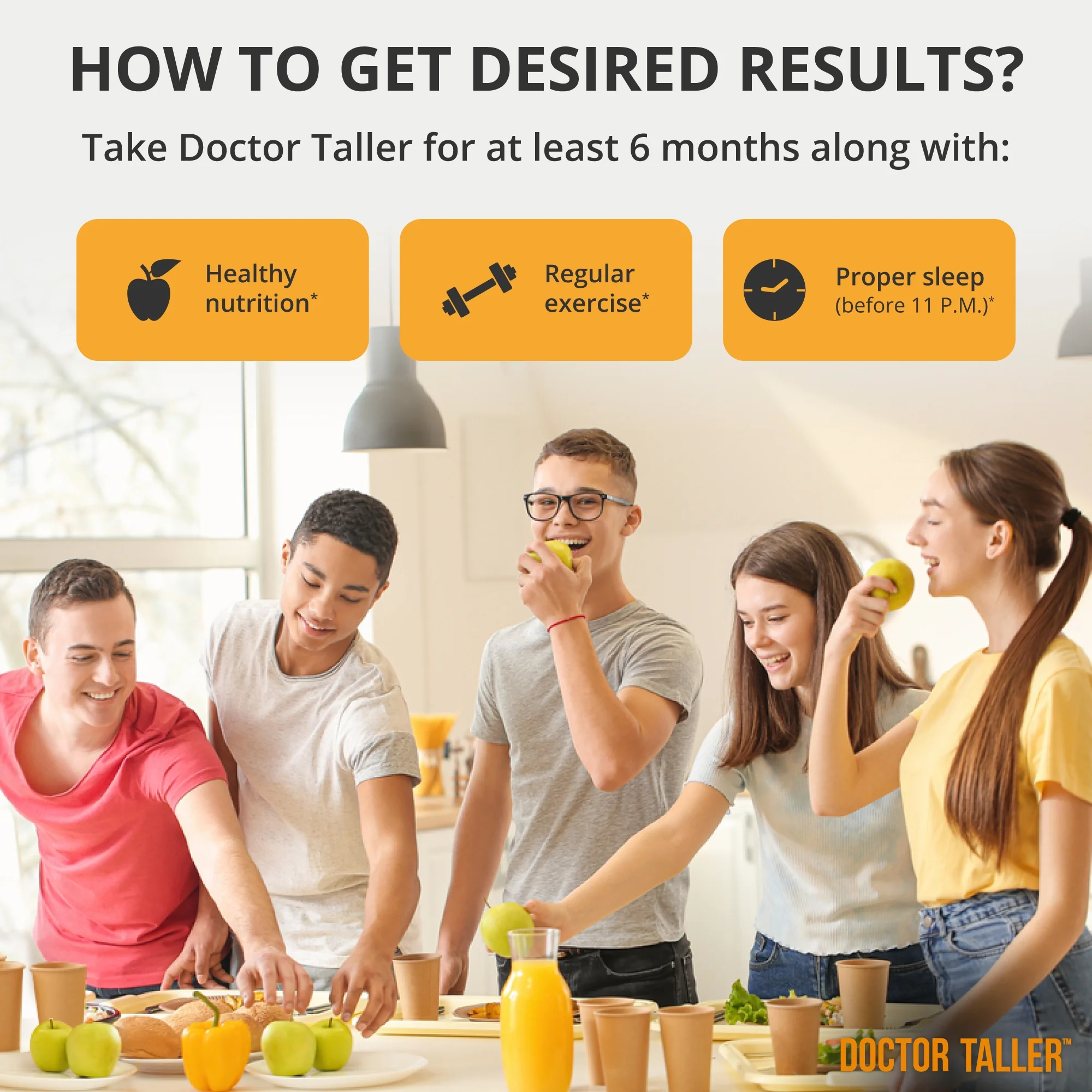 NuBest Doctor Taller, Premium Formula Supports Bone Health for Ages (8+) and Teens, 60 Vegan Capsules