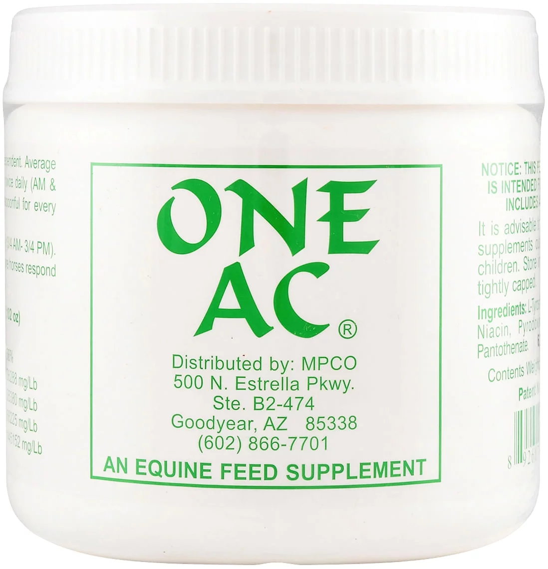 One Ac 200 Grams 30 Day Supply