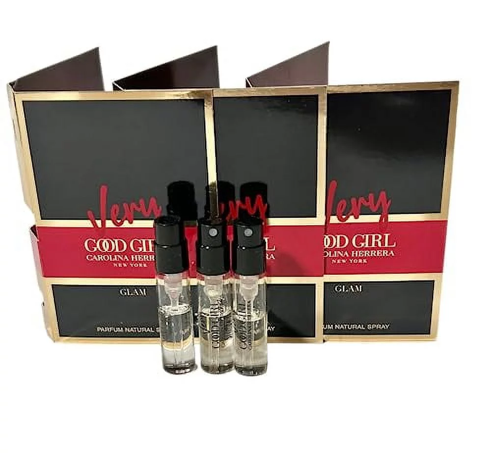 Very  Girl GLAM PARFUM Sample Spray Perfume WOMEN 1.5 Ml / 0.05 Fl Oz (Set Of 3) Clear
