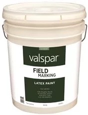 Valspar Guardian Latex Field Marking Paint, White, 5 Gallon Pail