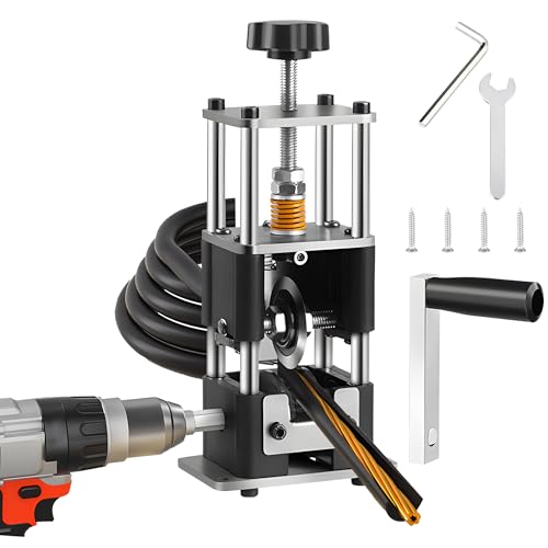 Wire Stripper Machine Drill Powered Hand Crank Wire Stripper Tool Wire Stripping Manual Wire Peeler for Gauge Wire 0.1