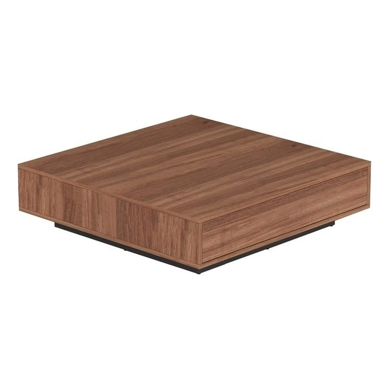 Home Square 2-Piece Set with Cocktail Table and Lamp Table in Walnut