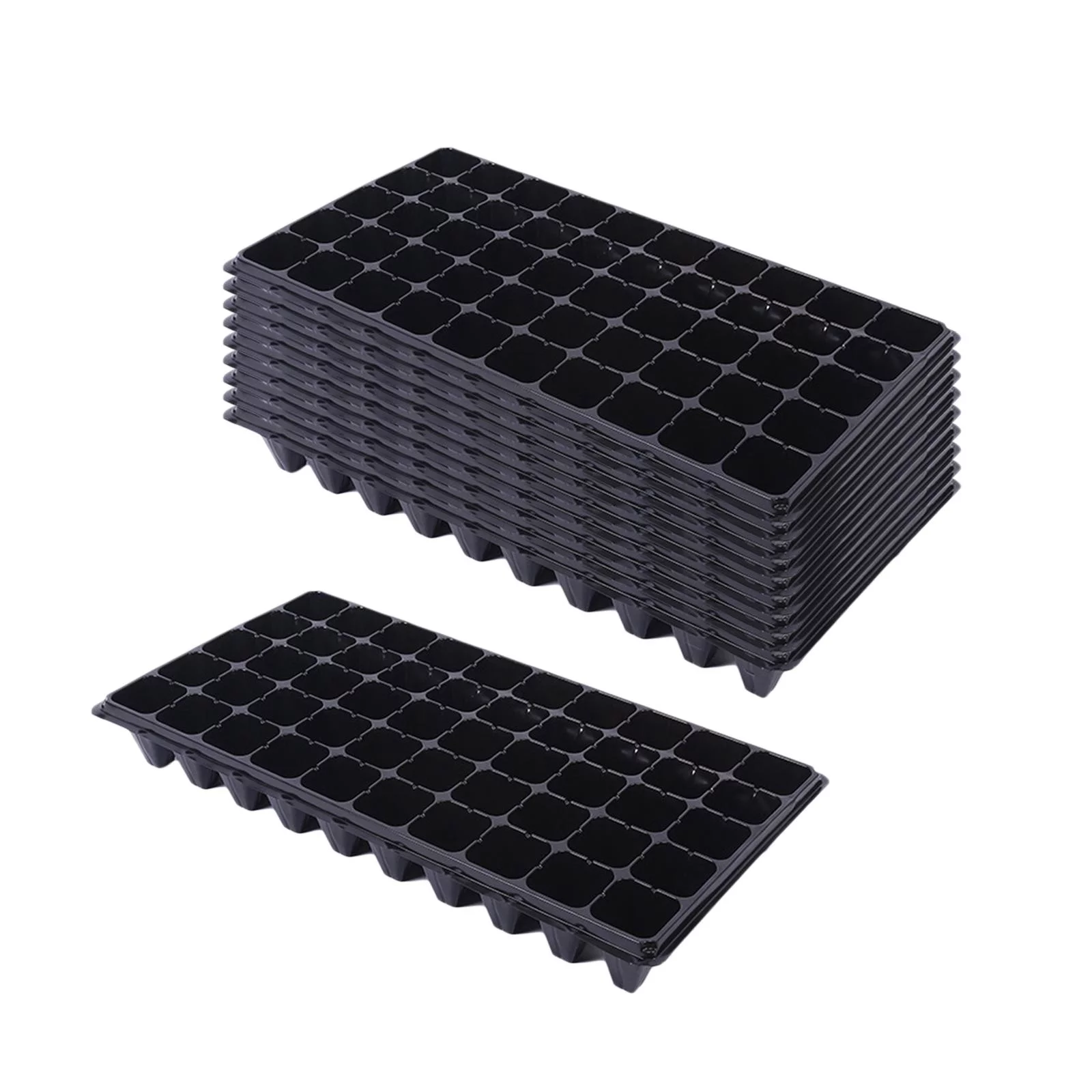 10 Pieces Seedling Trays, Seedling Starter Trays,Pet ,Microgreens Trays ,Durable Growing Trays with Holes, Propagation Tray 100g