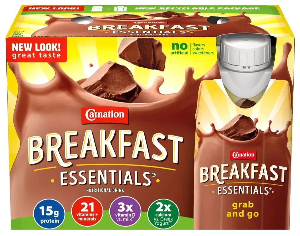Carnation Breakfast Essentials High Protein Ready to Drink (Pack of 6)