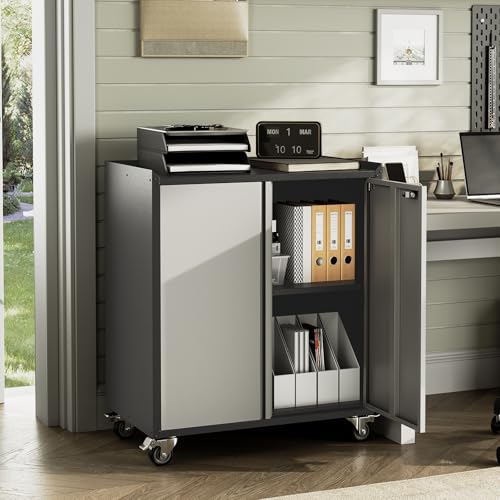 Locking Metal Cabinet with Door, 35.43