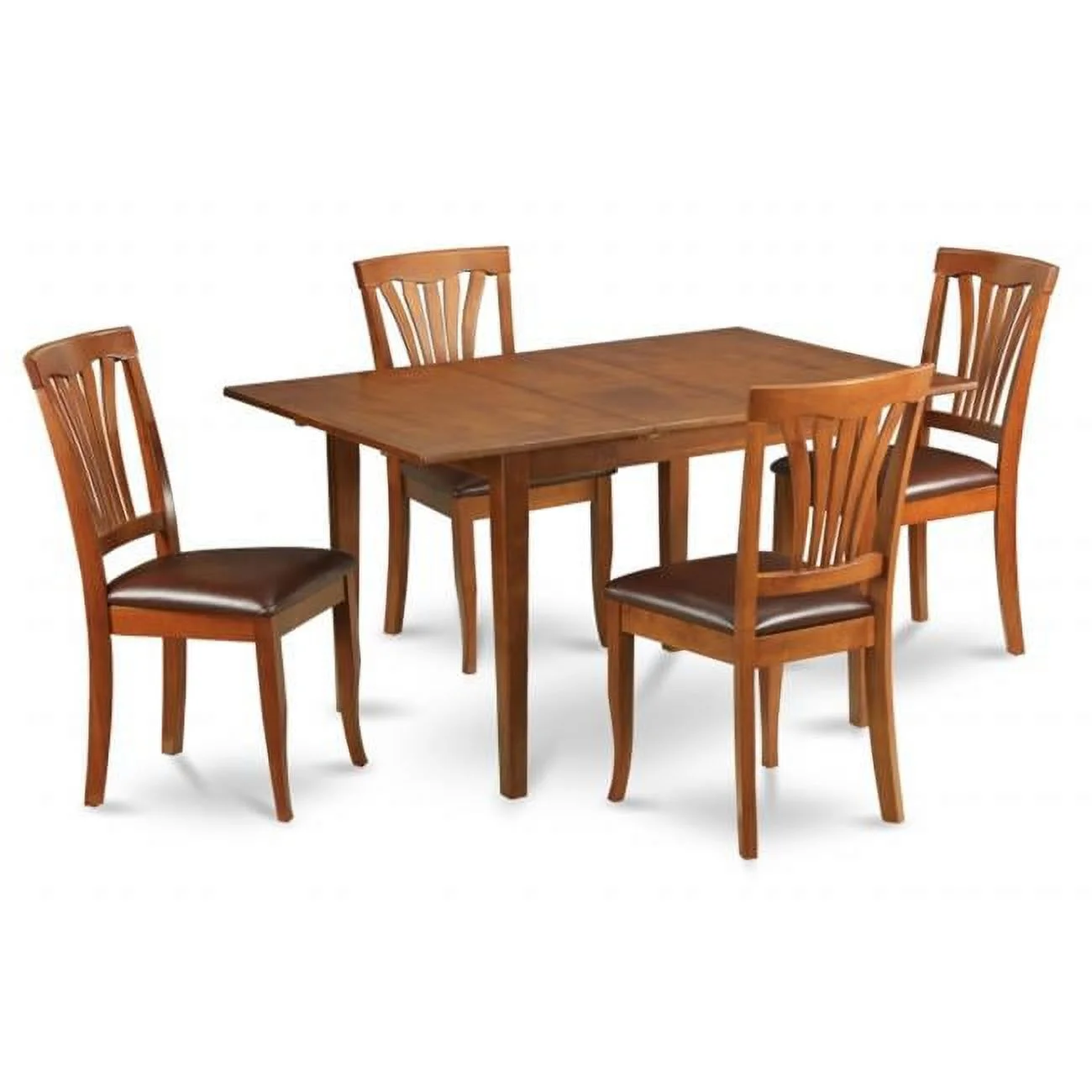 7 Piece Dinette Set For Small Spaces-Kitchen Tables and 6 Dining Chairs
