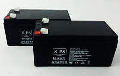 SPS Brand 12V 3.4 Ah Replacement Battery (SG1234T1) for Abbott Laboratories LIFE CARE 900 VOLUMETRIC PUMP (2 Pack)