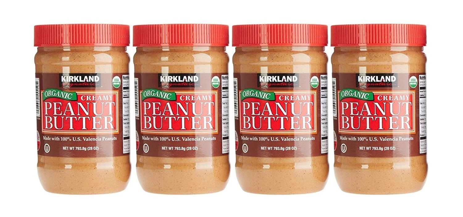2 Packs | Kirkland Signature Organic Peanut Butter, 28 oz, 2 Count