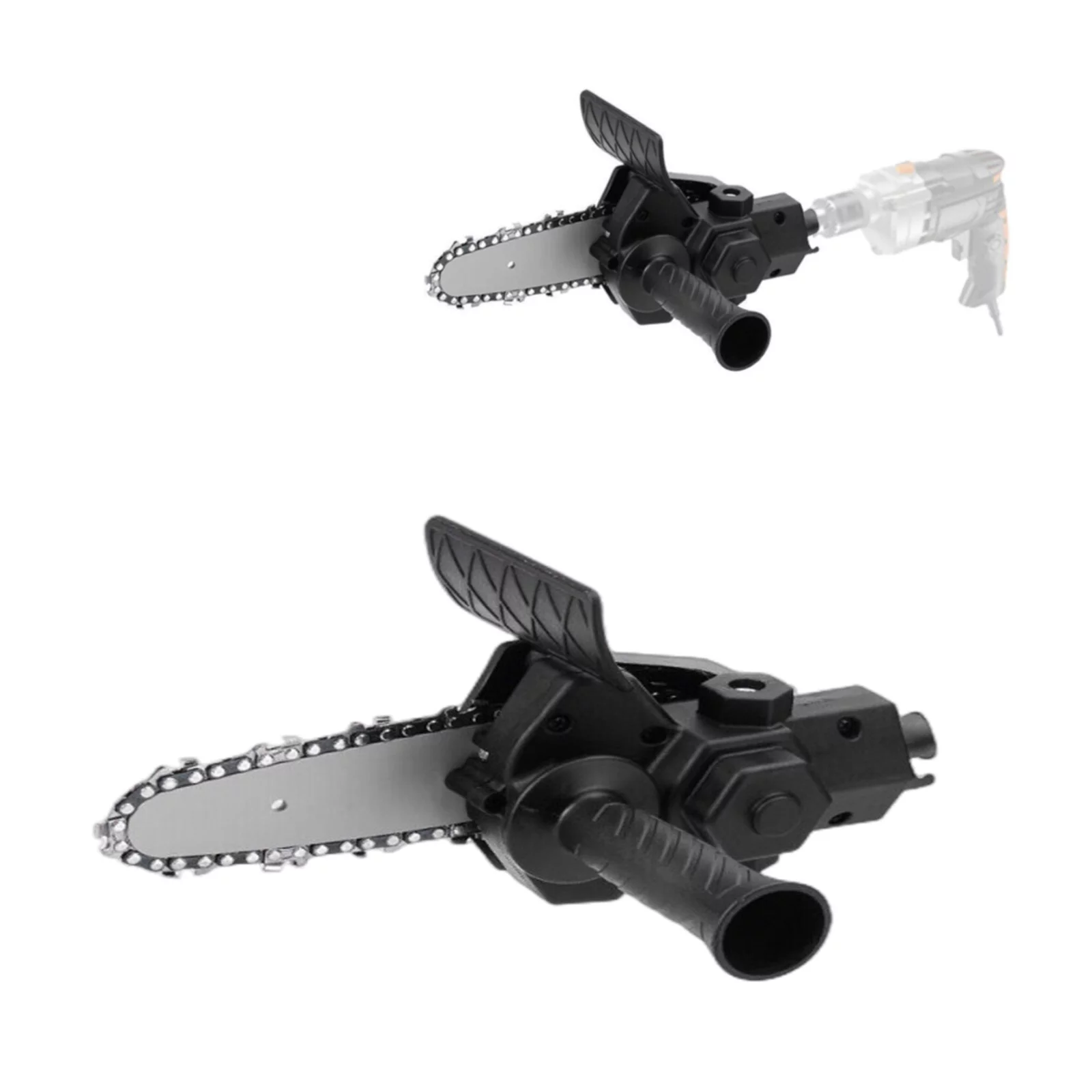 Jahy2Tech 6 Inch lectric Drill Modified To Electric Chainsaw Saw PowerWoodworking Cutting Tool