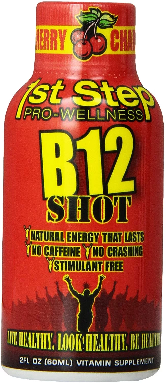 High Performance Fitness 1st Step for Energy  Maximum Energy B12 Shot, 12 ea