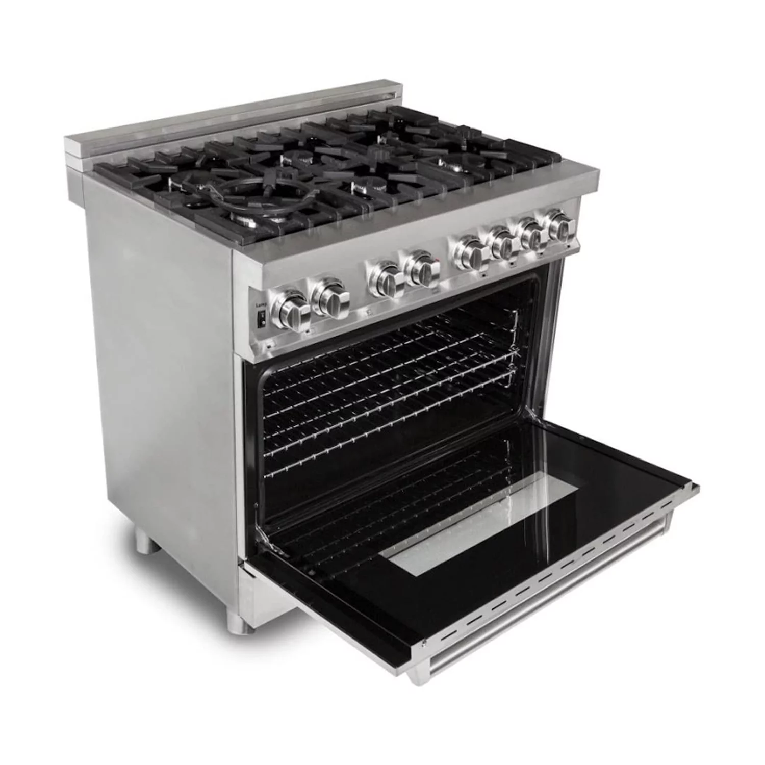 ZLINE 36 Inch Professional Dual Fuel Gas Range Electric Oven, Stainless Steel
