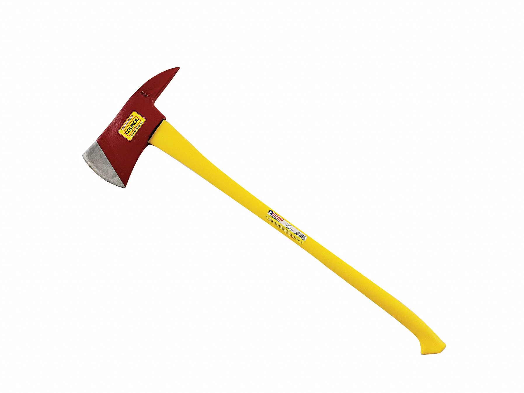 Council Tool Pick Head Axe,5 In Edge,36 L,Fiberglass  C60P36