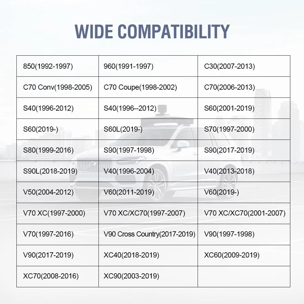 ANCEL VOD700 OBD2 Scanner for Volvo Vehicles Scan Full Systems Oil BMS EPB Reset ABS Bleeding Maintenance Service Car Code Reader Volvo Automotive Diagnostic Tool OBD Scanner Full OBDII Functions