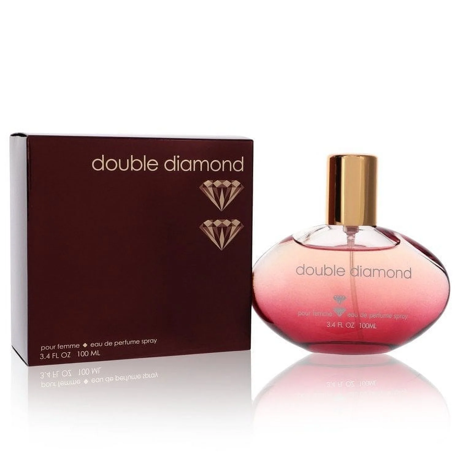 Double Diamond by Yzy Perfume Eau De Parfum Spray 3.4 oz Pack of 3