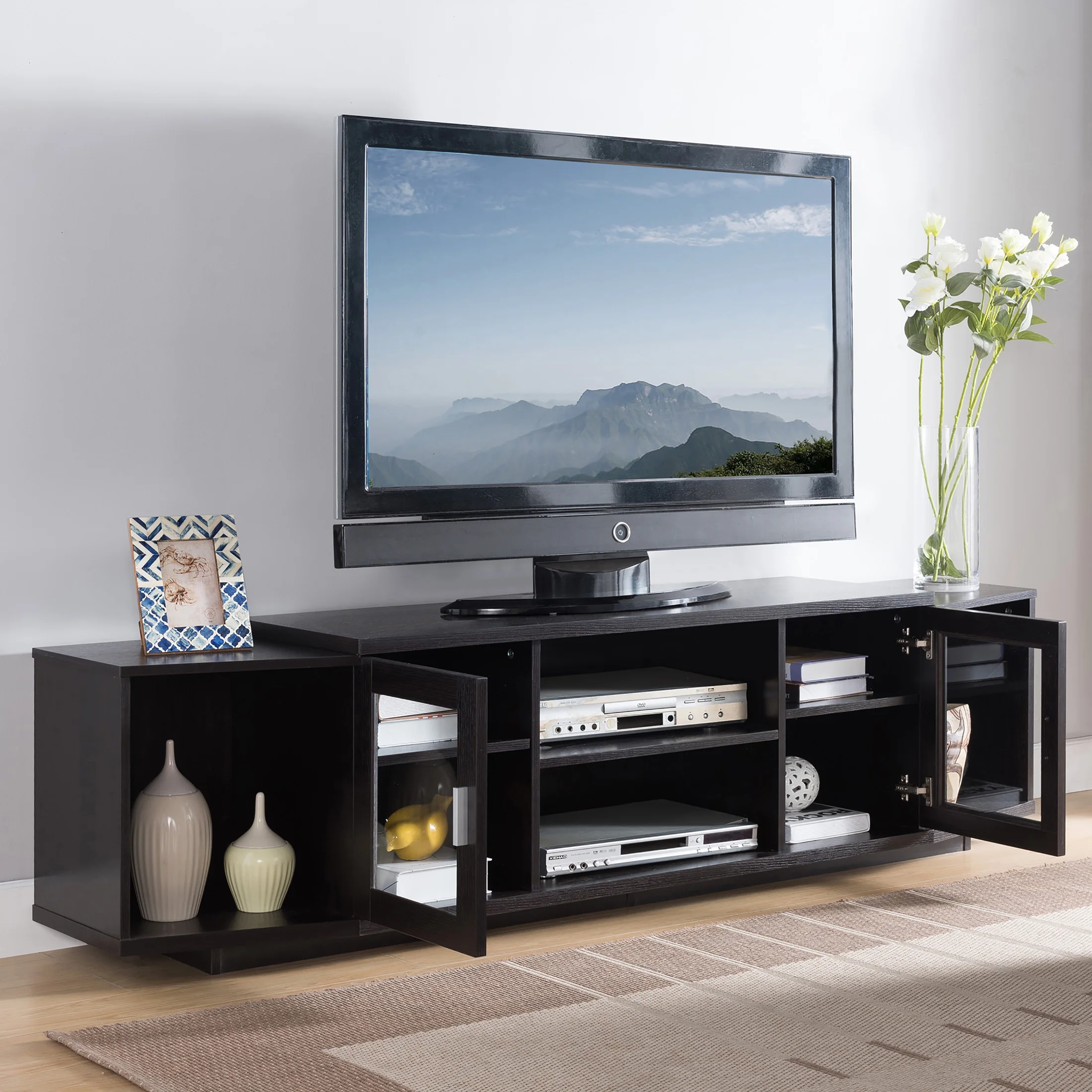Furniture of America Daytona TV Stand for TVs up to 80